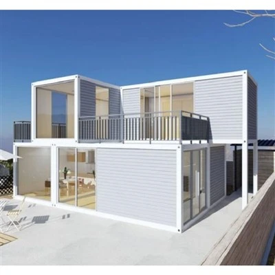 Containerhuis met balkon snel in elkaar te zetten